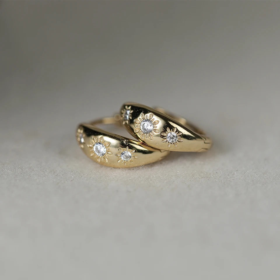 STARDUST PETAL EARRINGS