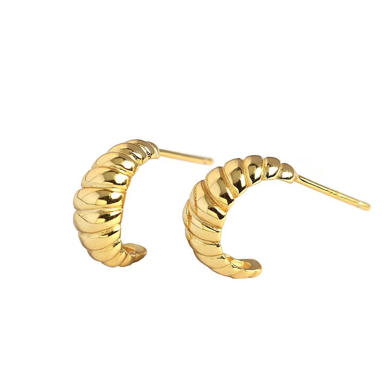 MOONLIT CROISSANT HOOPS
