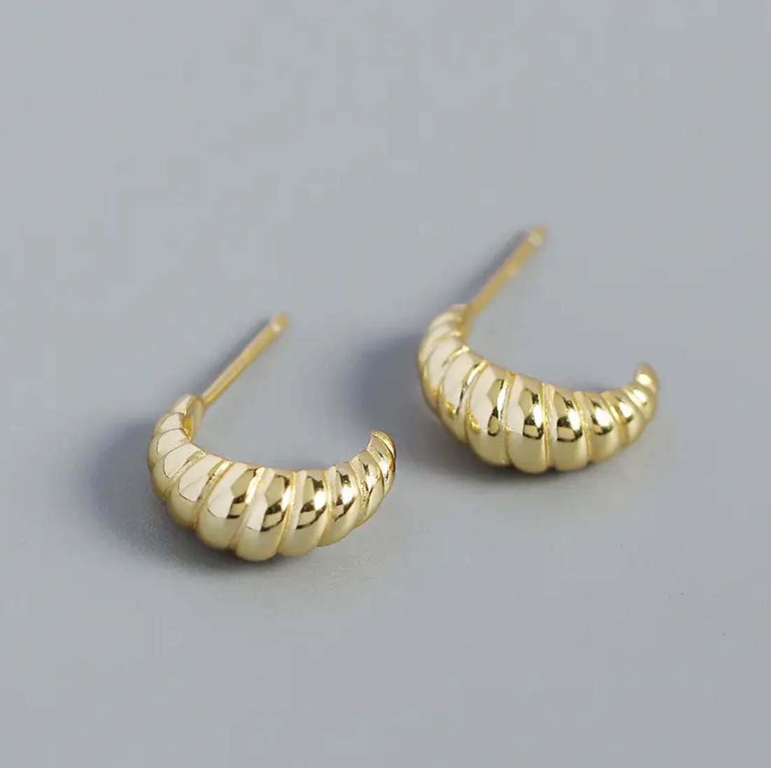 MOONLIT CROISSANT HOOPS
