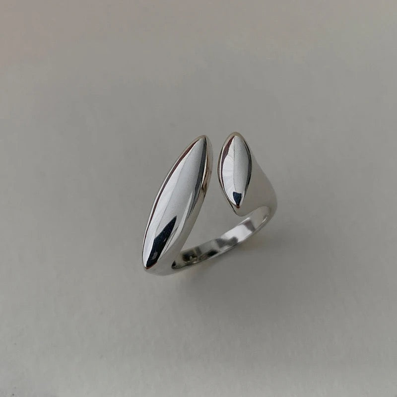 Sleek Crescent Ring