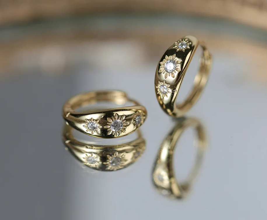 STARDUST PETAL EARRINGS