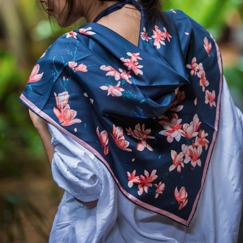 SILK SCARF FIORIOTURA