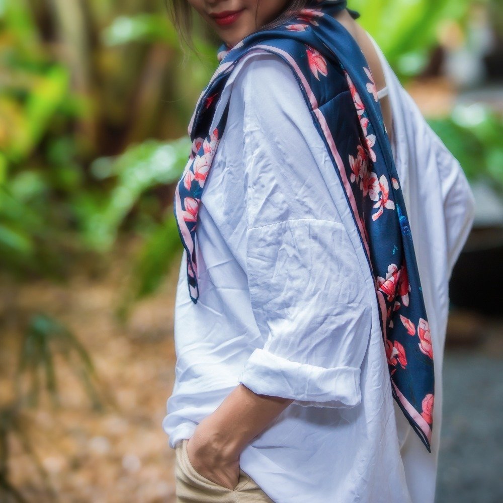 SILK SCARF FIORIOTURA