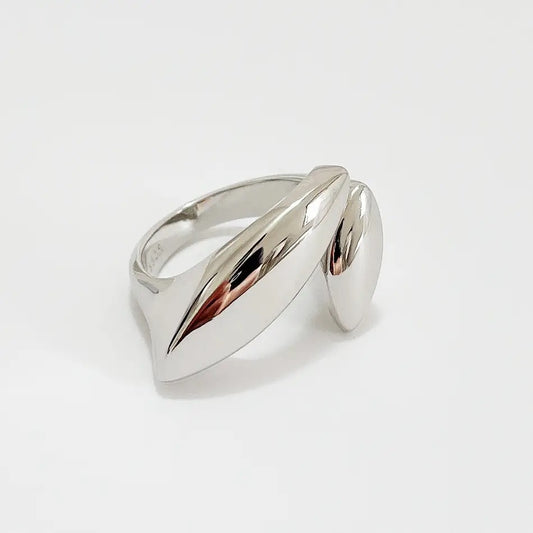 Sleek Crescent Ring