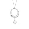 RHODIUM ORBIT NECKLACE