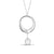 RHODIUM ORBIT NECKLACE