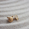 GOLD LITTLE MOON EARRINGS