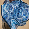SILK SCARF MOSAICO BLU